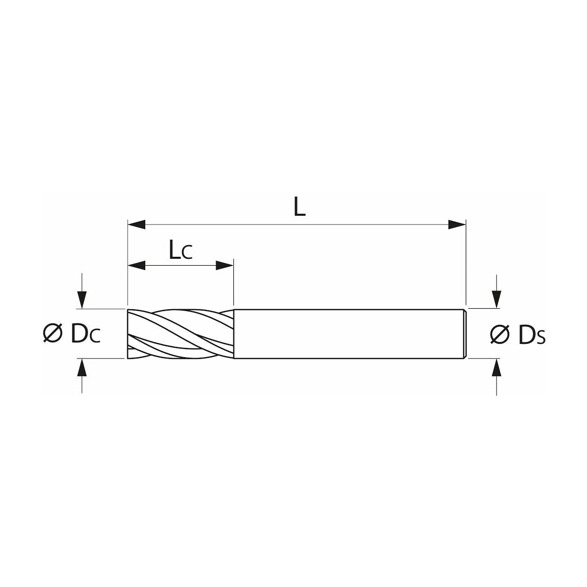 DAO PHAY NGÓN HỢP KIM 6 ME CẮT HOLEX 203620 12MM DAO PHAY NGÓN HỢP KIM 6 ME CẮT HOLEX 203620 12MM